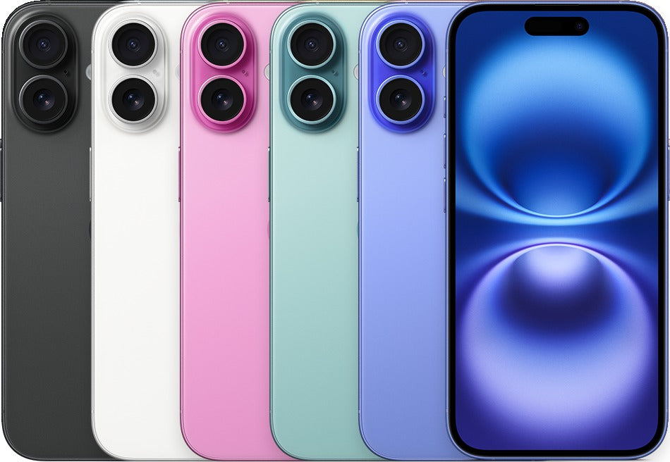 iPhone 16 front and back