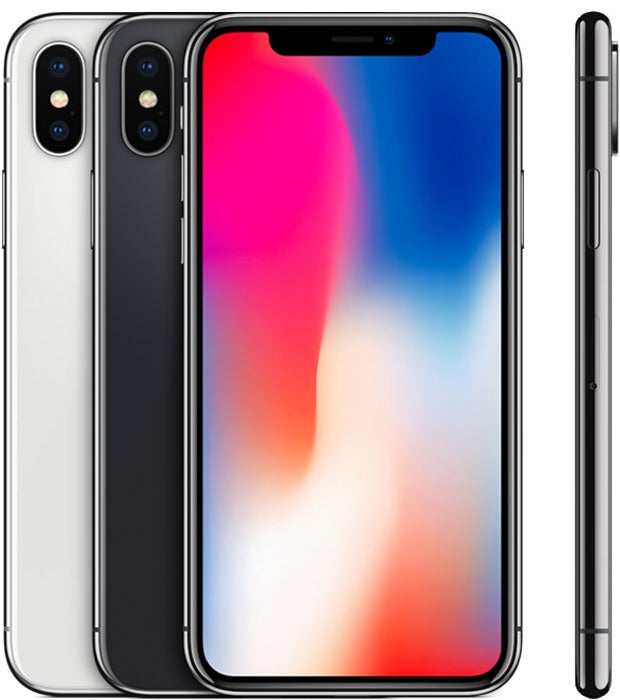 iPhone X front and back