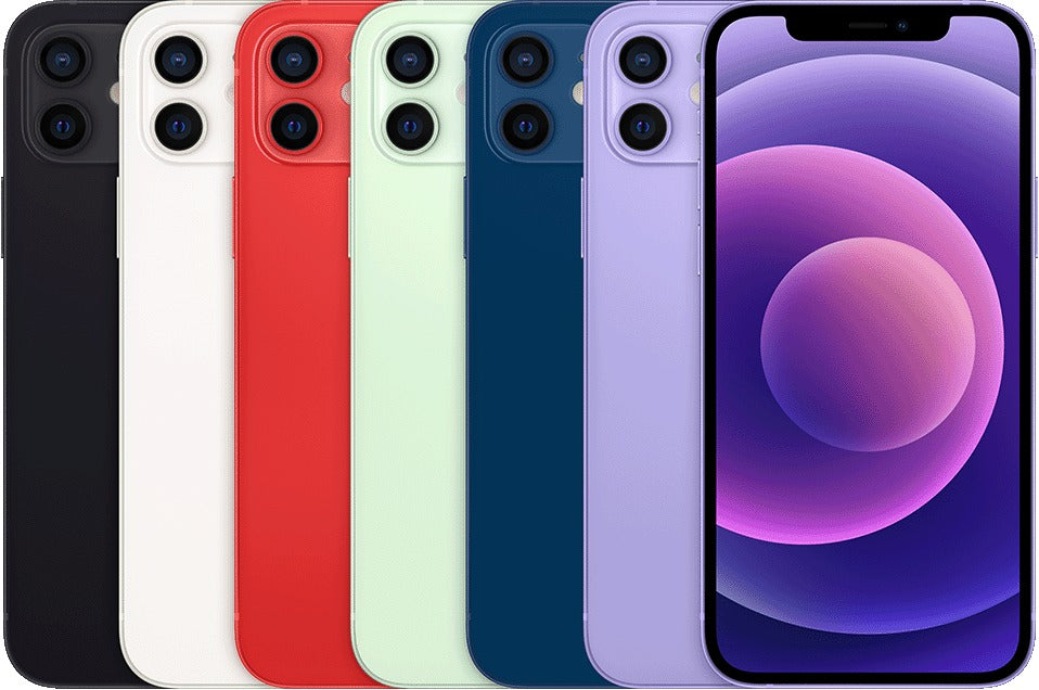 iPhone 12 front and back