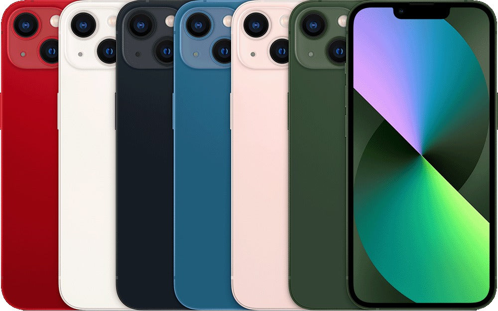 iPhone 13 front and back