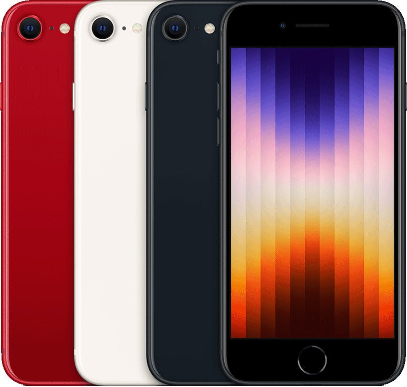 iPhone SE 3rd Gen front and back