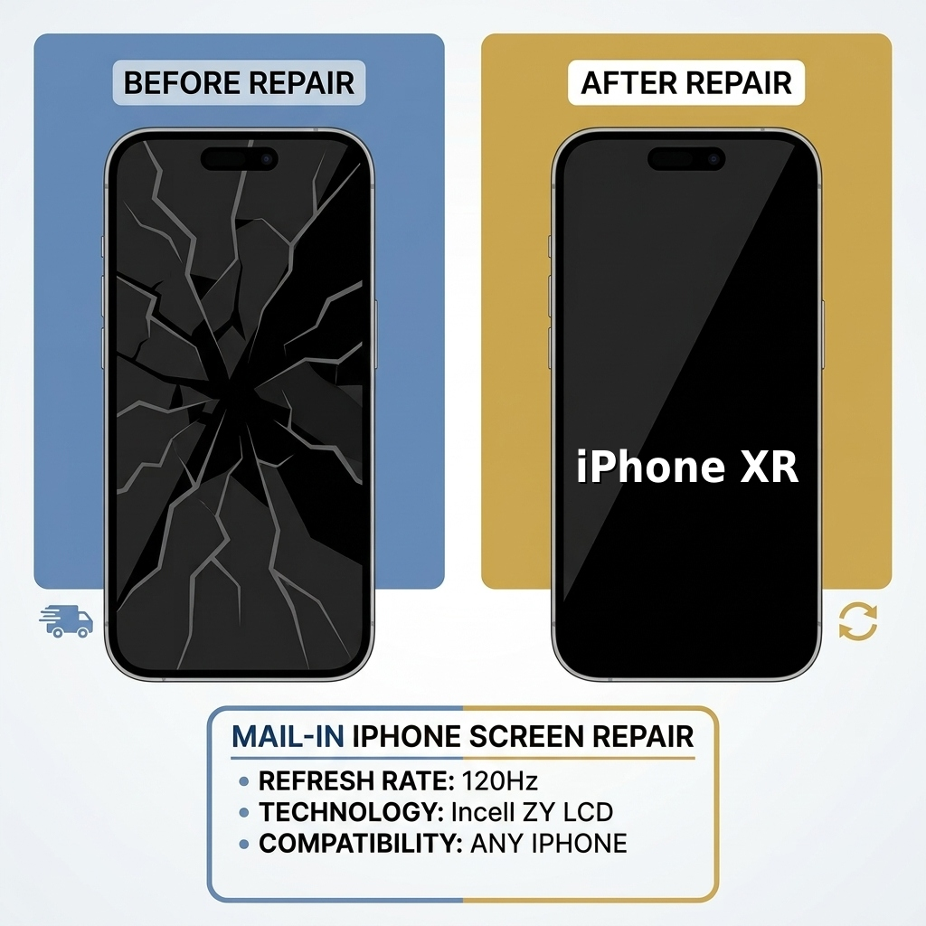 iPhone XR Screen Repair Service (Mail In) - Screenie
